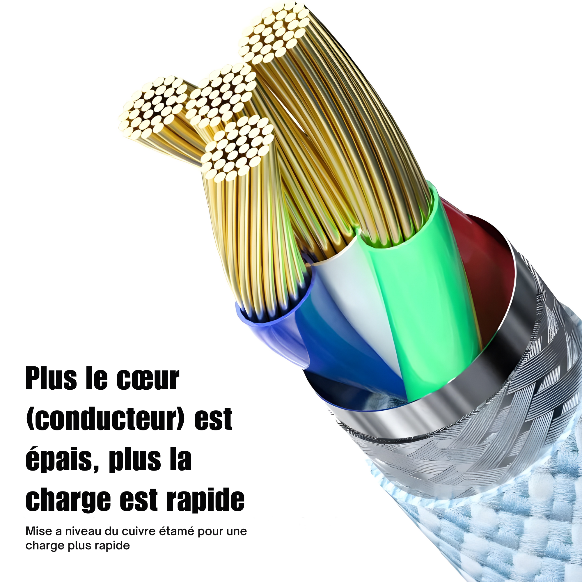 Câble iPhone USB-C Lightning