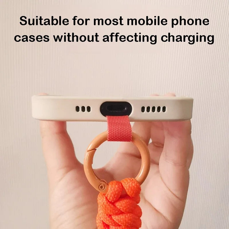 Lanière tissé a la main avec dragonne ajustable