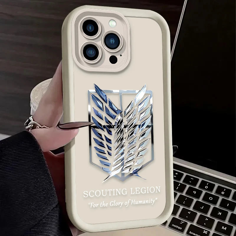 Coque iPhone Attack on Titan – Emblème “Scouting Legion”
