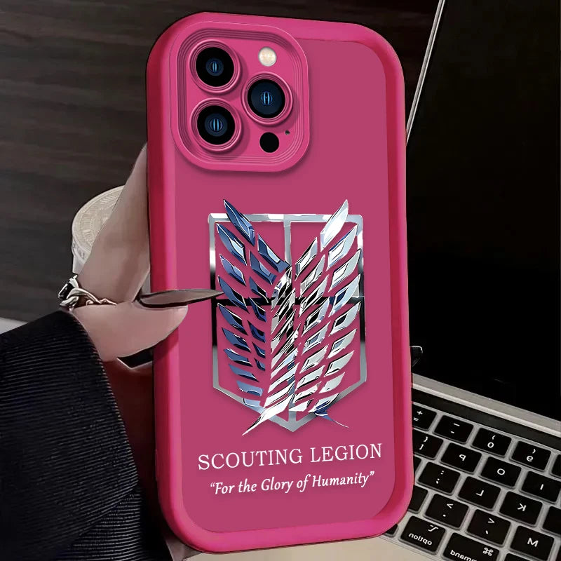 Coque iPhone Attack on Titan – Emblème “Scouting Legion”