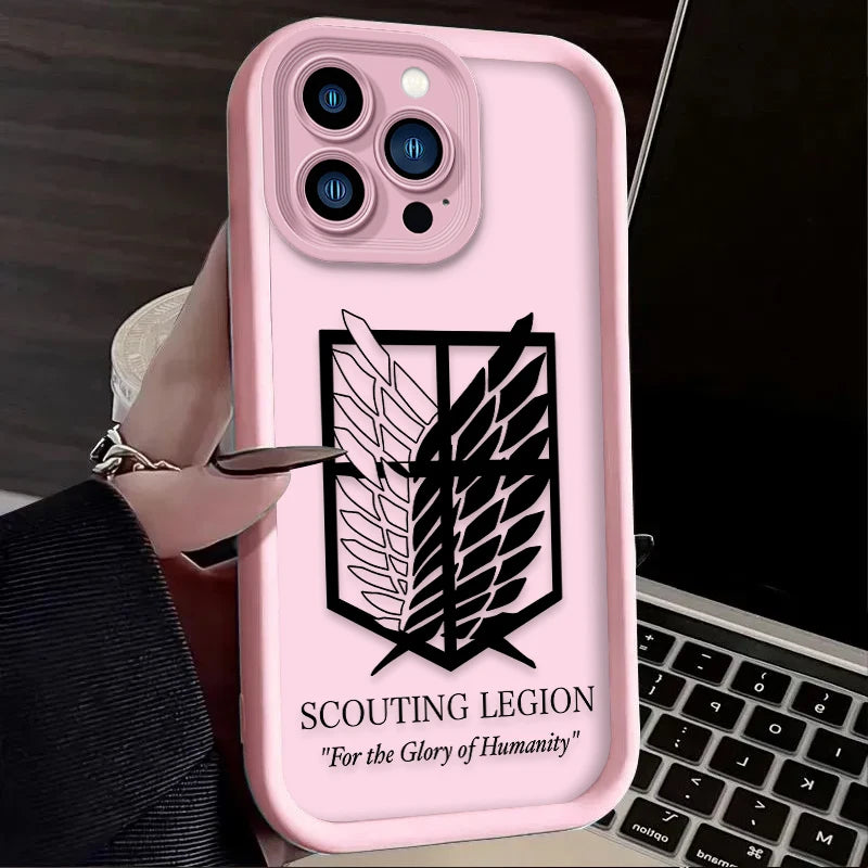 Coque iPhone Attack on Titan – Emblème “Scouting Legion”