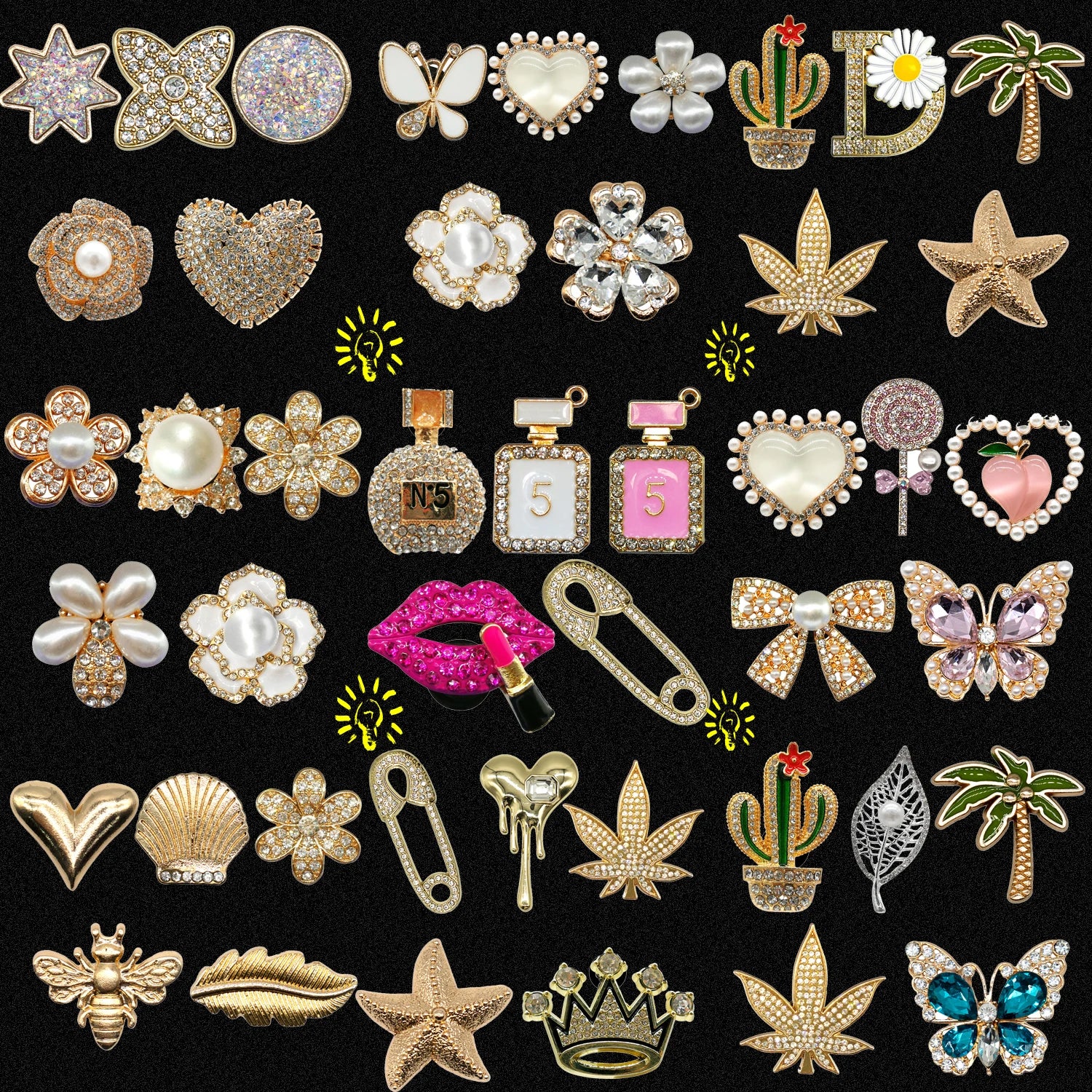 Pins / Charms “Luxury Bling”