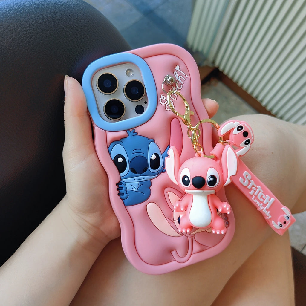 Coque iPhone Stitch & Angel 3D