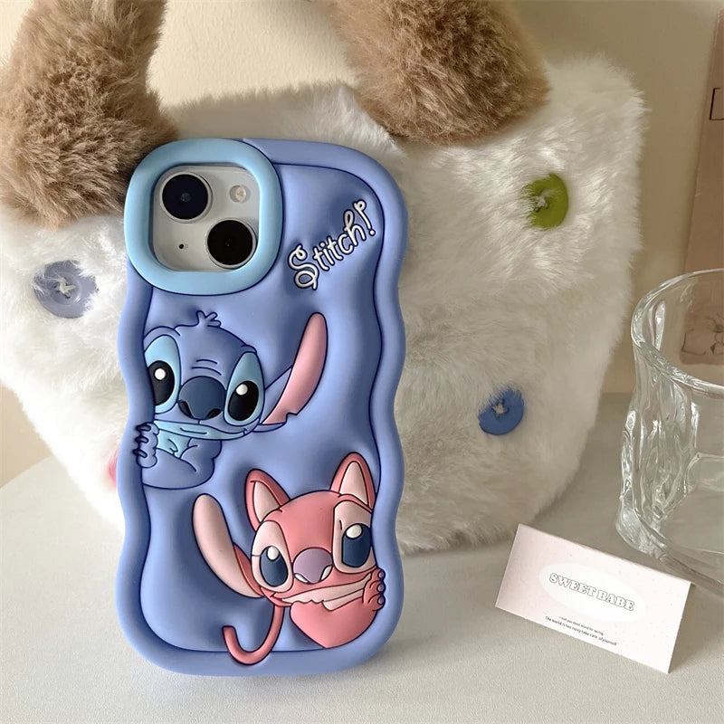Coque iPhone Stitch & Angel 3D