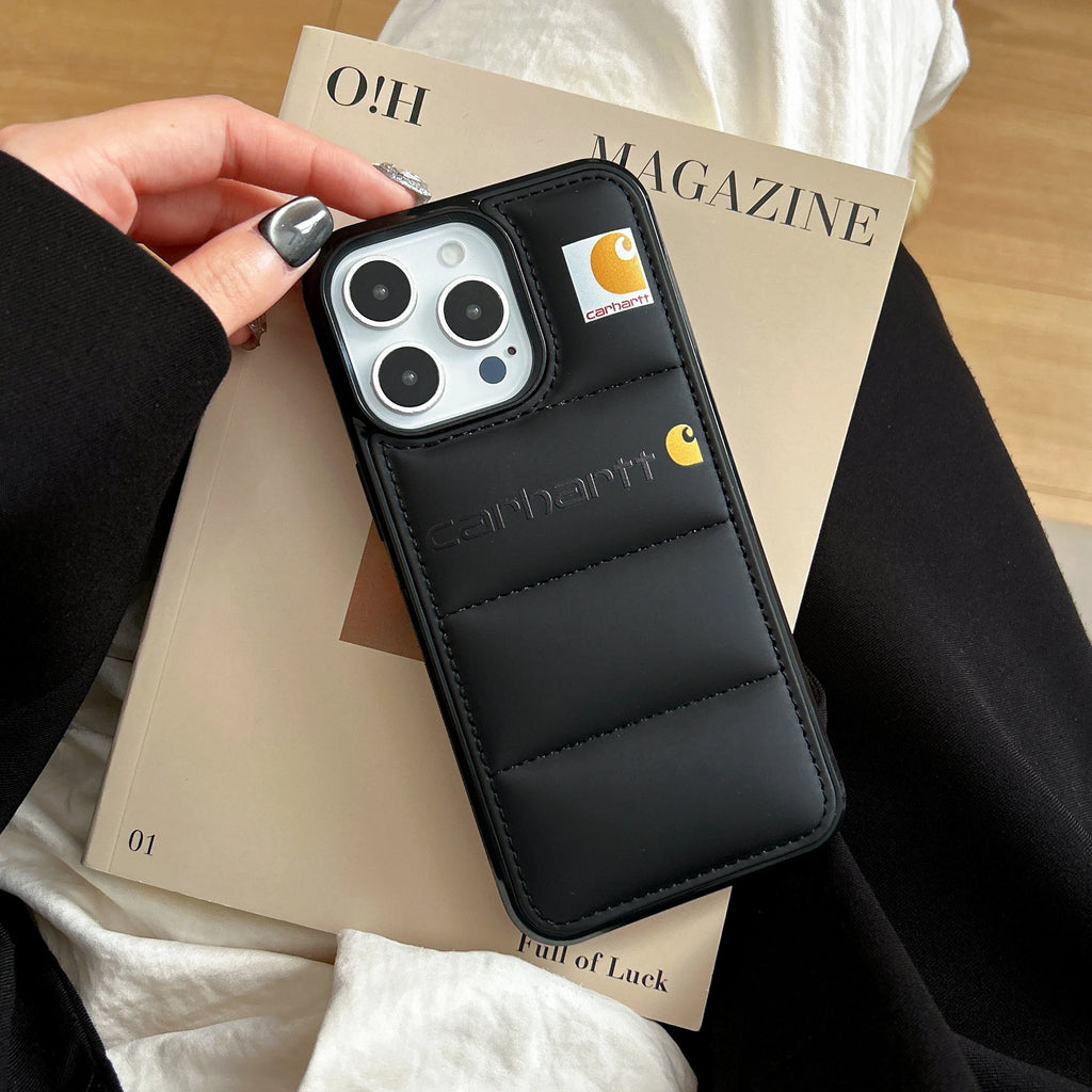 Coque iPhone Matelassée Premium – Protection Airbag