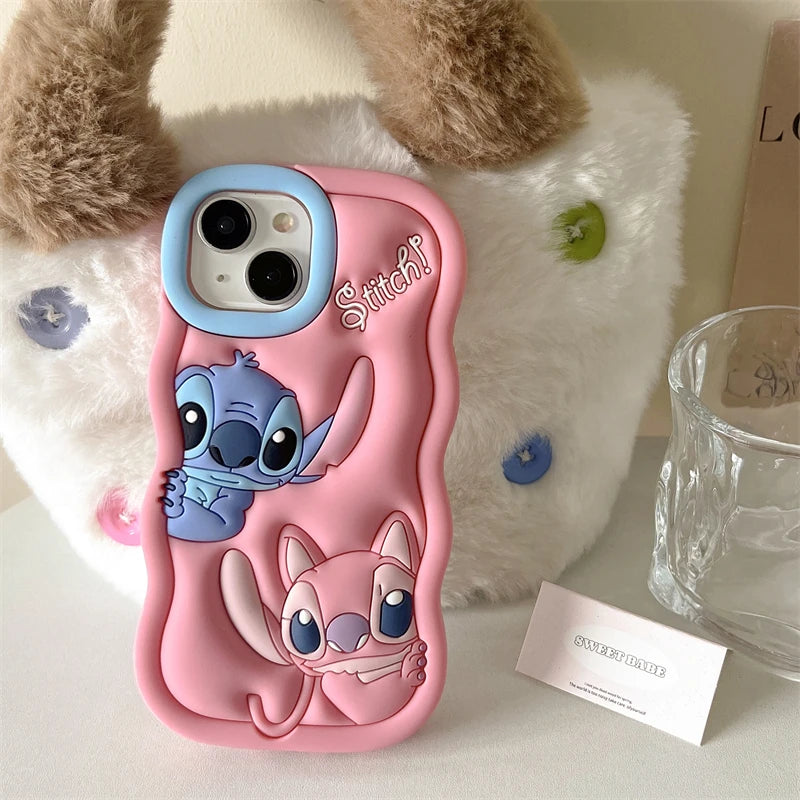Coque iPhone Stitch & Angel 3D