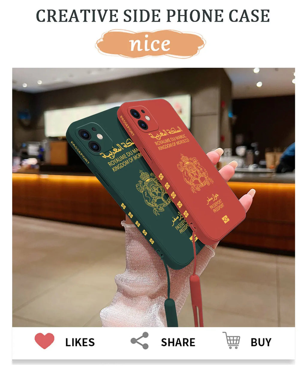 Coque Passeport Maroc – Style Unique & Protection Premium