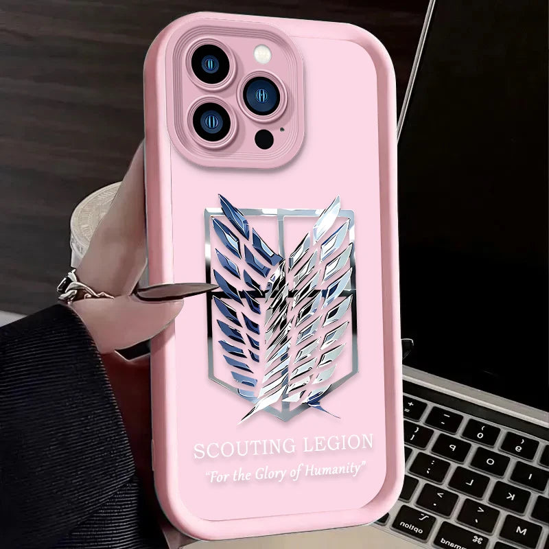 Coque iPhone Attack on Titan – Emblème “Scouting Legion”