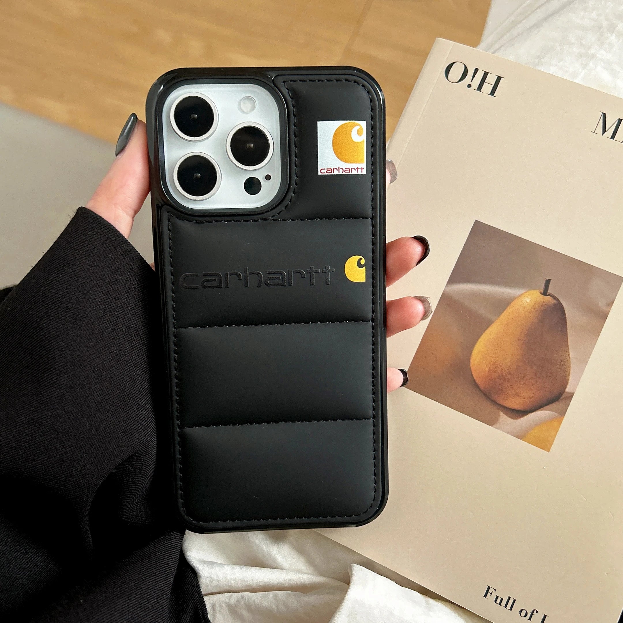 Coque iPhone Matelassée Premium – Protection Airbag