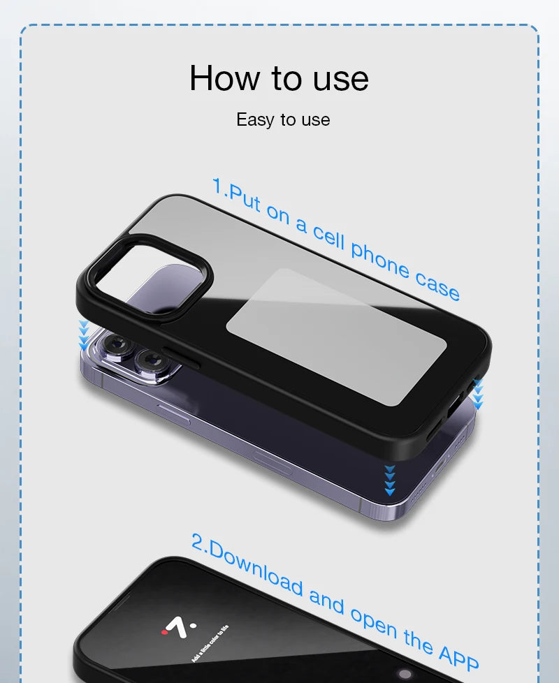 Coque Smart Window™ – Écran e-Ink NFC Personnalisable