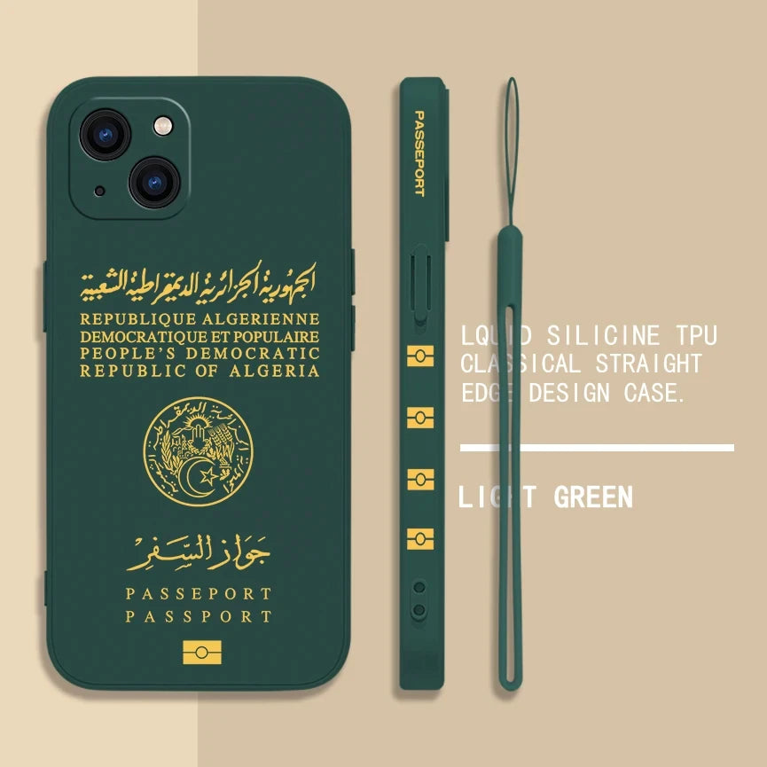 Coque Passeport Algérie – Style Unique & Protection Premium