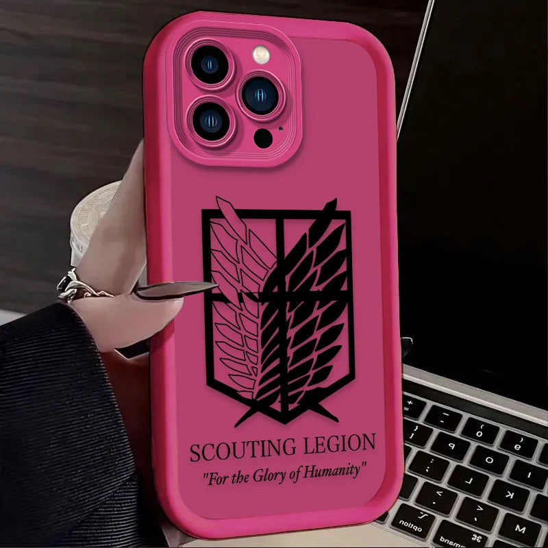 Coque iPhone Attack on Titan – Emblème “Scouting Legion”
