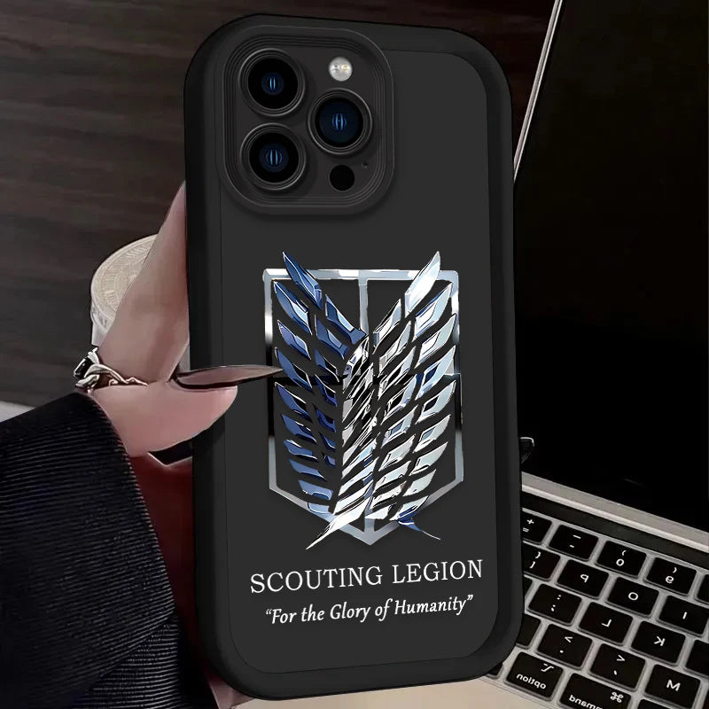 Coque iPhone Attack on Titan – Emblème “Scouting Legion”