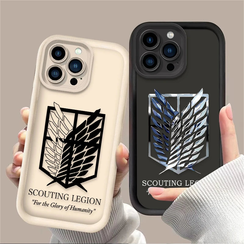 Coque iPhone Attack on Titan – Emblème “Scouting Legion”