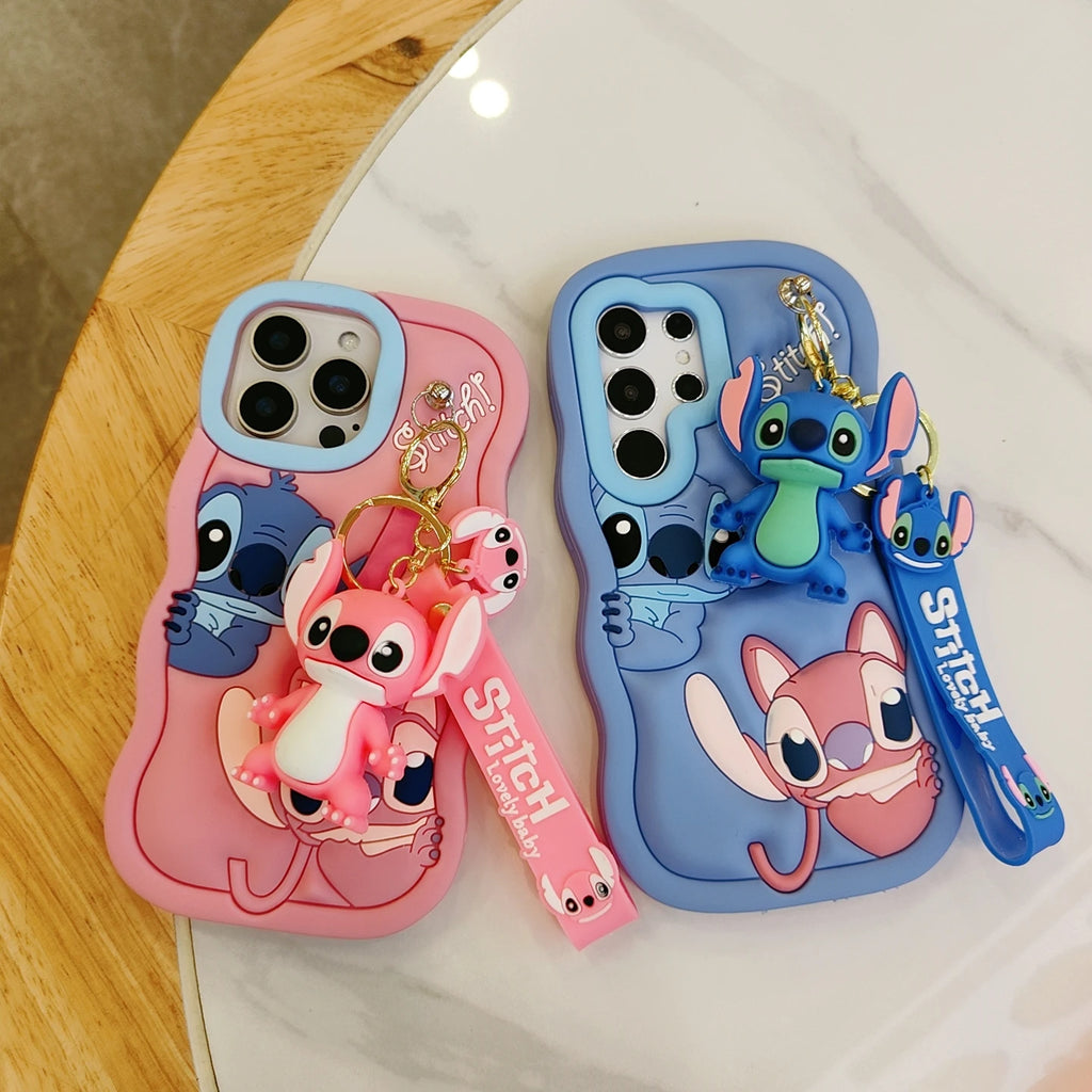 Coque iPhone Stitch & Angel 3D